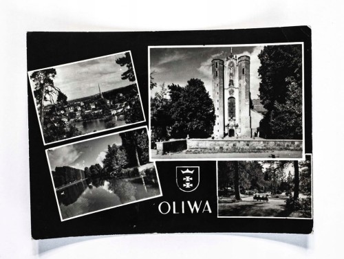 GDAŃSK, OLIWA - PARK, PANORAMA, KOŚCIÓŁ 1967