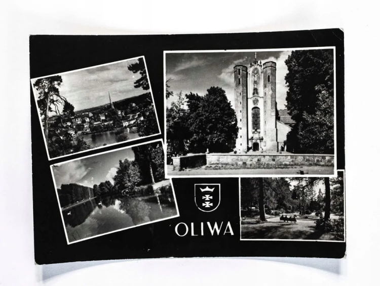 GDAŃSK, OLIWA - PARK, PANORAMA, KOŚCIÓŁ 1967