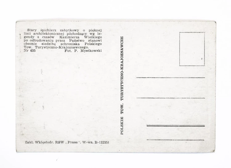 KAZIMIERZ NAD WISŁĄ - STARY SPICHLERZ, SIEDZIBA PTTK l. 50/60