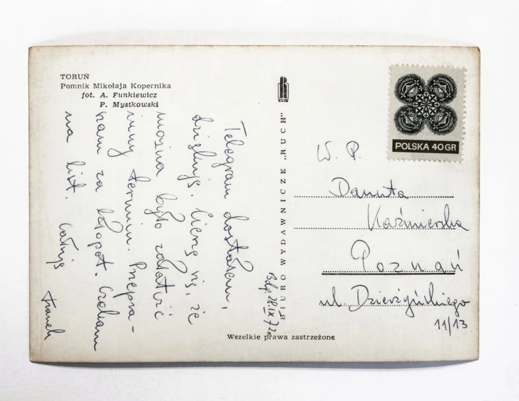TORUŃ - POMNIK MIKOŁAJA KOPERNIKA 1972