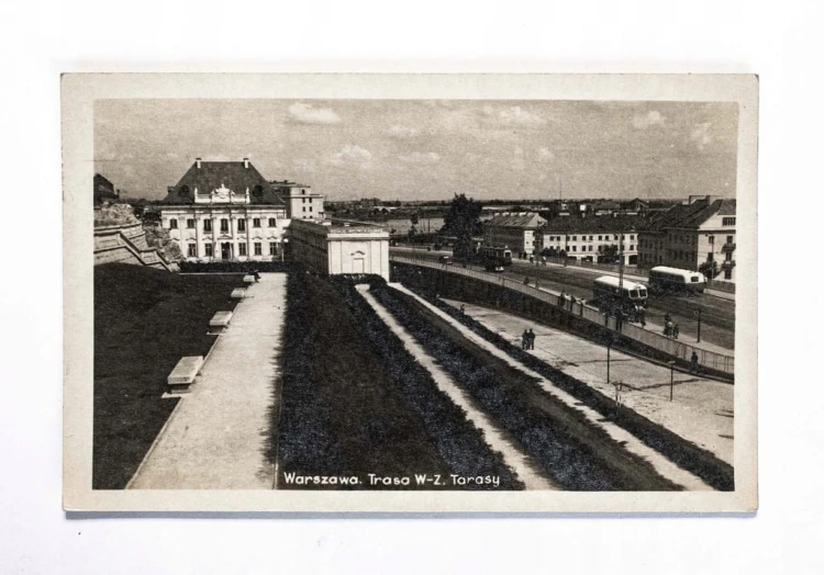 WARSZAWA - TRASA W-Z, TARASY 1951