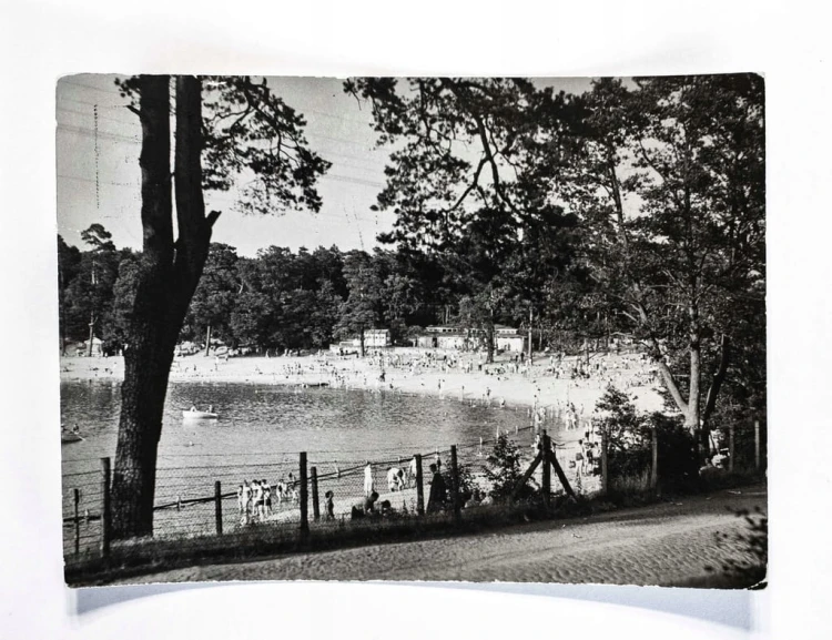 SZCZECIN - KĄPIELISKO NAD JEZIOREM GŁĘBOKIM 1960