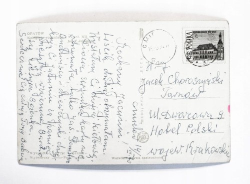 OPATÓW - KOLEGIATA ROMAŃSKA 1970