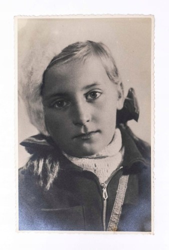 STARA FOTOGRAFIA - DZIEWCZYNKA II RP