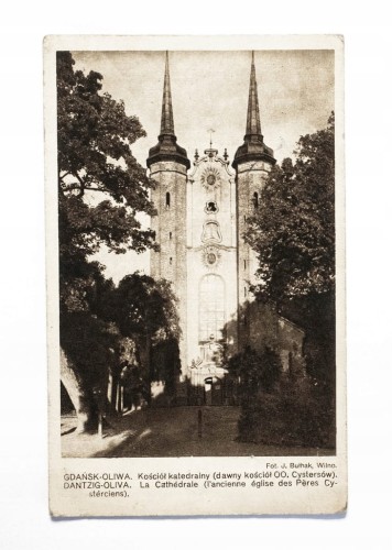 GDAŃSK / OLIWA - KOŚCIÓŁ KATEDRALNY, DAWNY KOŚCIÓŁ OO. CYSTERSÓW II RP