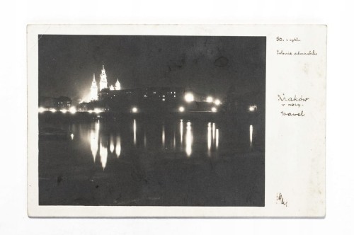 KRAKÓW - WAWEL W NOCY II RP