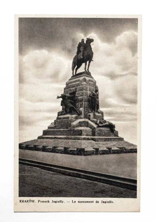 KRAKÓW - POMNIK JAGIEŁŁY 1938