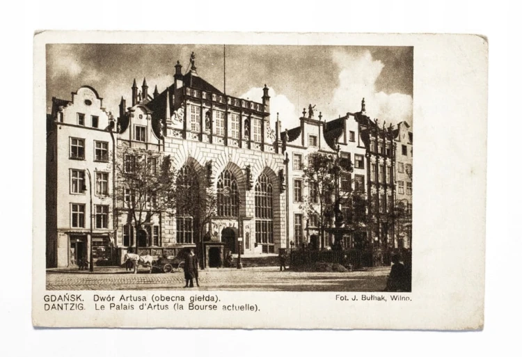 GDAŃSK - DWÓR ARTUSA, GIEŁDA II RP