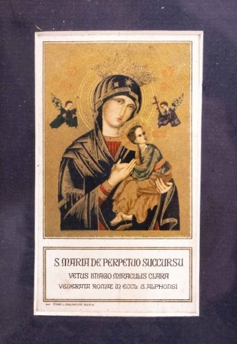 STARY OBRAZEK MARYJA Z JEZUSEM, RZYM