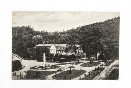 KUDOWA ZDRÓJ - ZAMEK W PARKU 1927