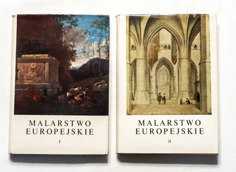 STARA KSIĄŻKA MALARSTWO EUROPEJSKIE TOMY I - II 1967