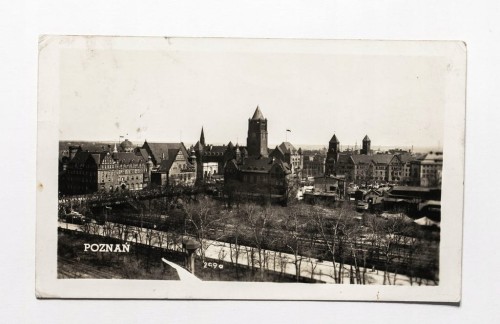 POZNAŃ - POCHÓD NARODOWY, PANORAMA, ZAMEK, POMNIK SERCA JEZUSOWEGO 1934