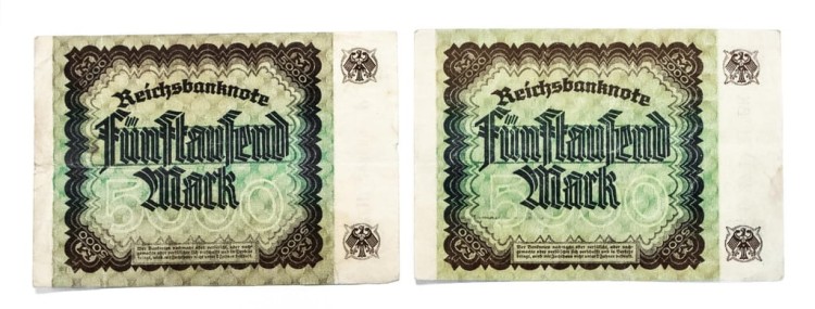 NIEMCY - ZESTAW 5000 MAREK 1922