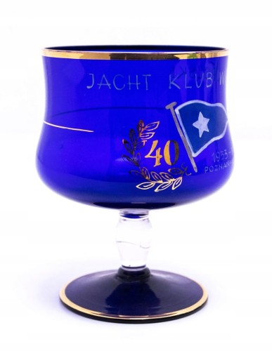 STARY SZKLANY KIELICH - 40 LAT JACHT KLUB WIELKOPOLSKI POZNAŃ - KIEKRZ 1973