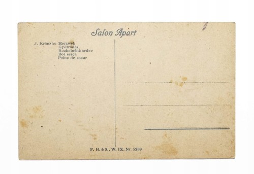 STARA POCZTÓWKA - MALARSTWO, J. HRANZLE