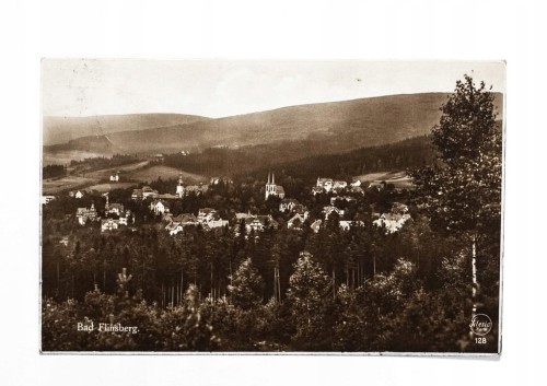 ŚWIERADÓW ZDRÓJ - PANORAMA MIASTA 1927