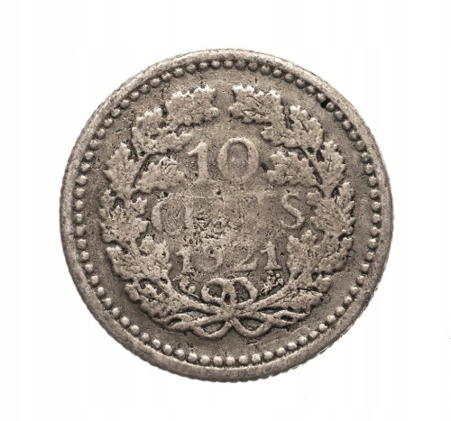 Holandia - Wilhelmina - 10 Centów 1921 - Srebro st.4