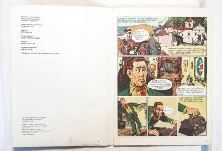 KOMIKS SKARB MAJÓW 1989