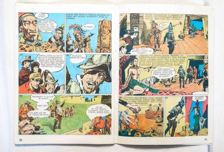 KOMIKS SKARB MAJÓW 1989