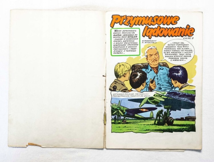 KOMIKS TAJEMNICA ZŁOTEJ MACZETY (2) - PRZYMUSOWE LĄDOWANIE 1985