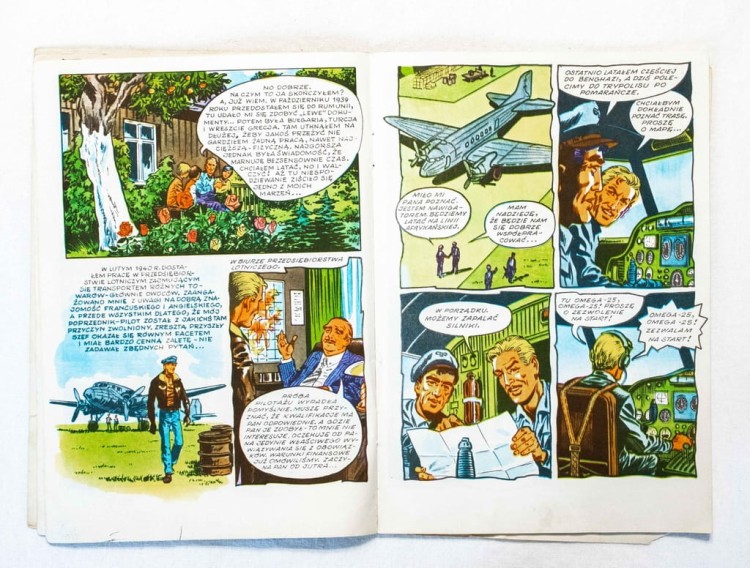 KOMIKS TAJEMNICA ZŁOTEJ MACZETY (2) - PRZYMUSOWE LĄDOWANIE 1985