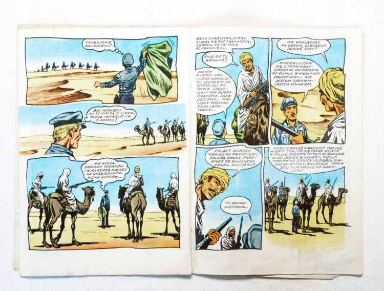 KOMIKS TAJEMNICA ZŁOTEJ MACZETY (2) - PRZYMUSOWE LĄDOWANIE 1985