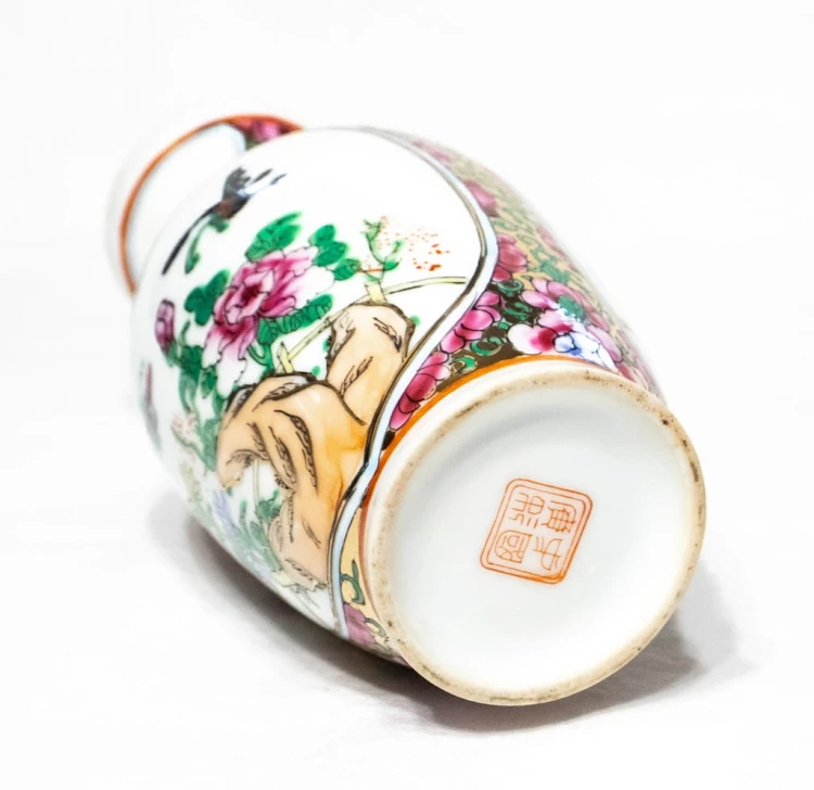 STARY PORCELANOWY WAZON CHIŃSKI