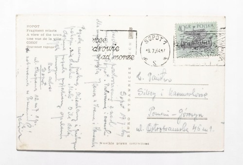 SOPOT - FRAGMENT MIASTA 1964
