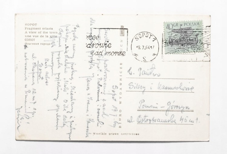 SOPOT - FRAGMENT MIASTA 1964