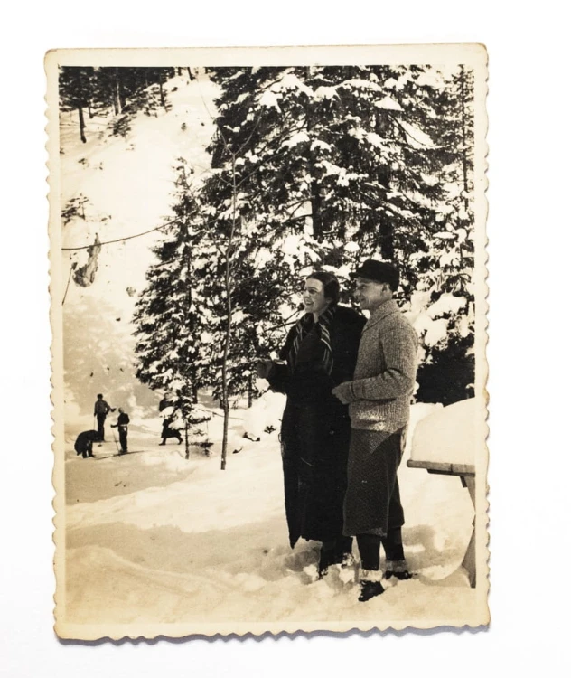 STARA FOTOGRAFIA - ZIMĄ W GÓRACH, ZAKOPANE - DOLINA BIAŁEGO 1935