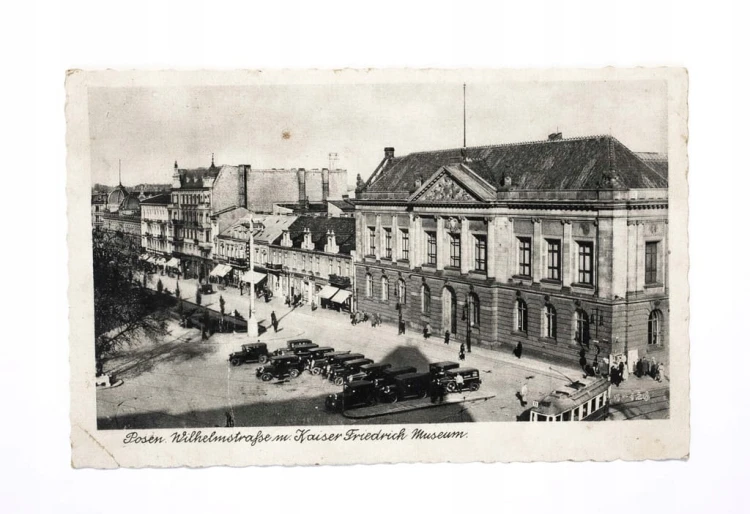 POZNAŃ - ALEJE MARCINKOWSKIEGO, KAISER FRIEDRICH MUSEUM 1944