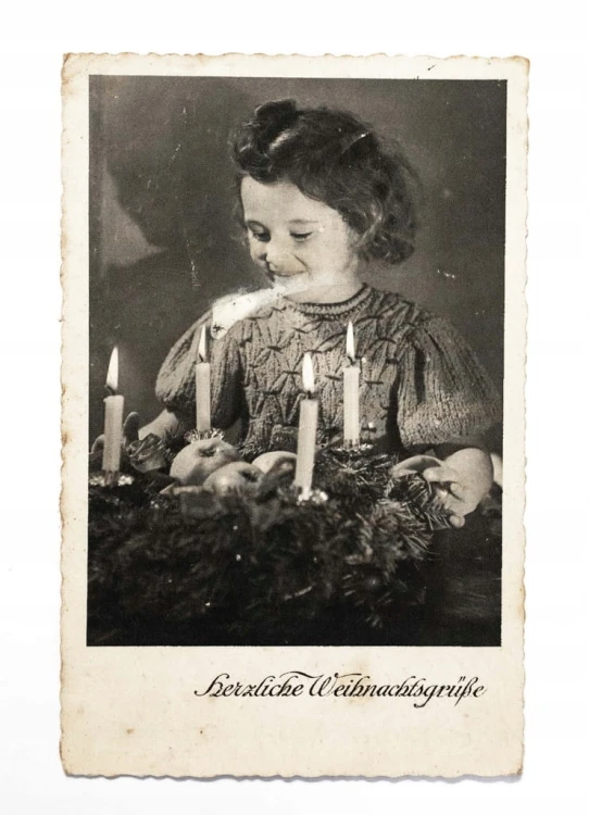 POCZTÓWKA BOŻONARODZENIOWA - HUSUM / LWÓWEK 1941