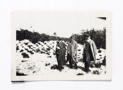 STARA FOTOGRAFIA - WYCIECZKA SZKOLNA NAD MORZE 1938
