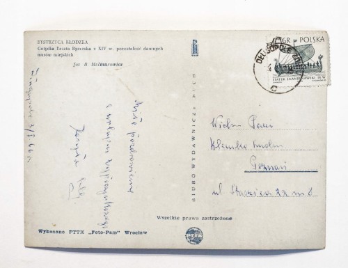 BYSTRZYCA KŁODZKA - BASZTA RYCERSKA 1966