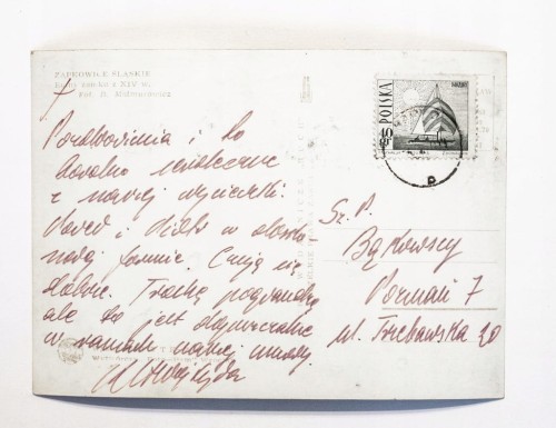 ZĄBKOWICE ŚLĄSKIE - RUINY ZAMKU l. 60