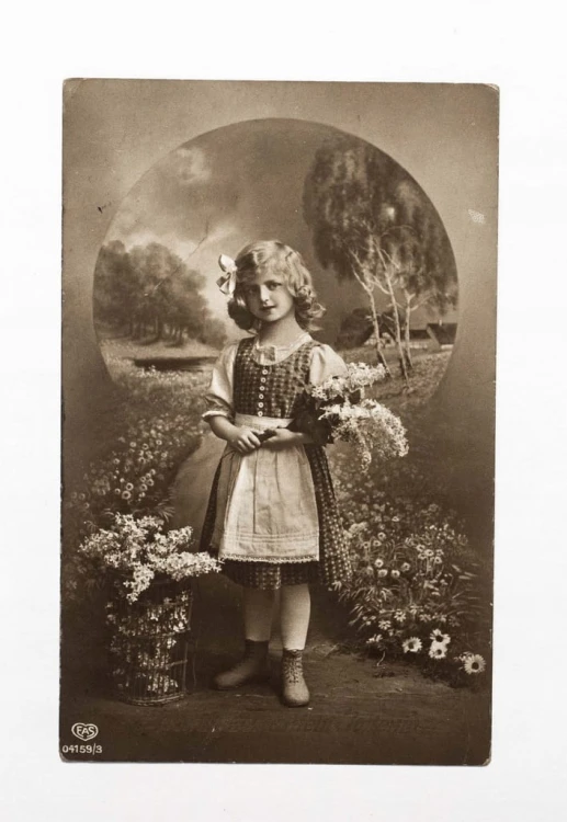STARA POCZTÓWKA IMIENINOWA - LWÓWEK 1918