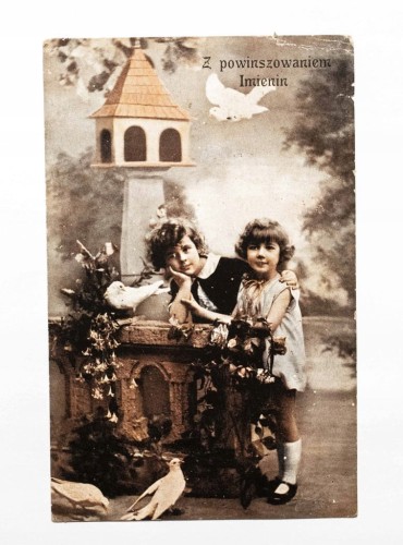 STARA POCZTÓWKA IMIENINOWA - POZNAŃ / ORŁOWO MORSKIE 1935