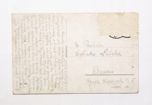 STARA POCZTÓWKA IMIENINOWA - POZNAŃ / ORŁOWO MORSKIE 1935