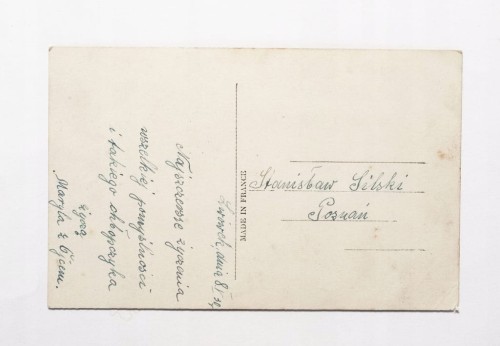 STARA POCZTÓWKA IMIENINOWA - POZNAŃ / LWÓWEK 1930
