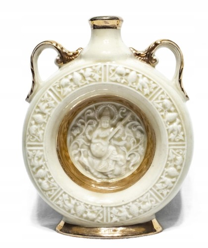 STARA KARAFKA PORCELANOWA - MOTYW INDYJSKI