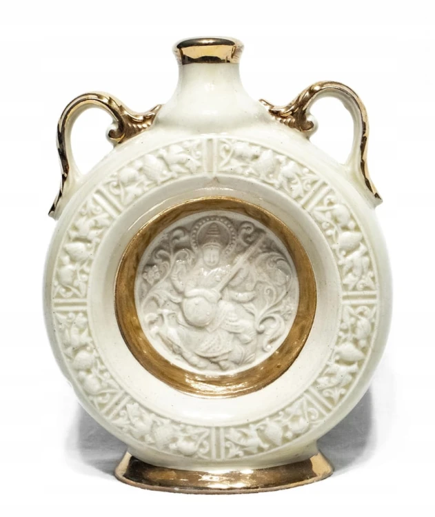 STARA KARAFKA PORCELANOWA - MOTYW INDYJSKI