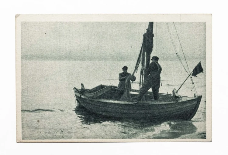 GDAŃSK - POWRÓT Z POŁOWU, RYBACY l. 50