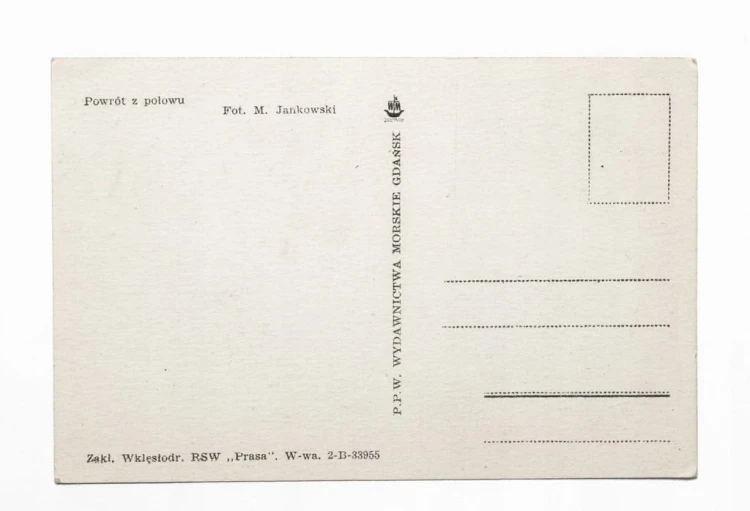 GDAŃSK - POWRÓT Z POŁOWU, RYBACY l. 50