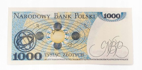 Polska, PRL (1944 - 1989), 1000 ZŁOTYCH 1.06.1982, seria HA