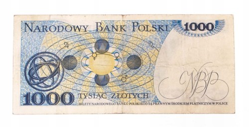Polska, PRL (1944 - 1989), 1000 ZŁOTYCH 2.07.1975, seria AZ