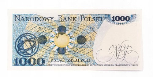 Polska, PRL (1944 - 1989), 1000 ZŁOTYCH 1.06.1982, seria KG