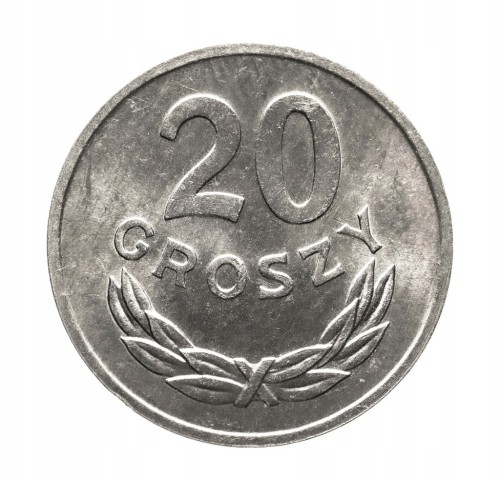 Polska, PRL (1944-1989), 20 groszy 1980, Warszawa