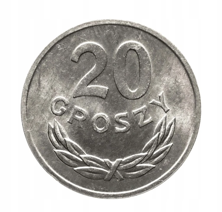 Polska, PRL (1944-1989), 20 groszy 1980, Warszawa