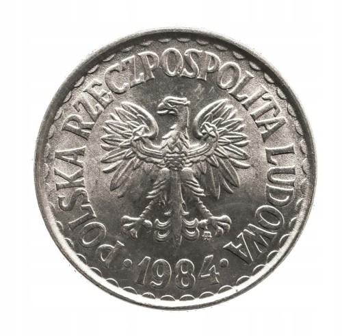 Polska, PRL (1944-1989), 1 złoty 1984, Warszawa
