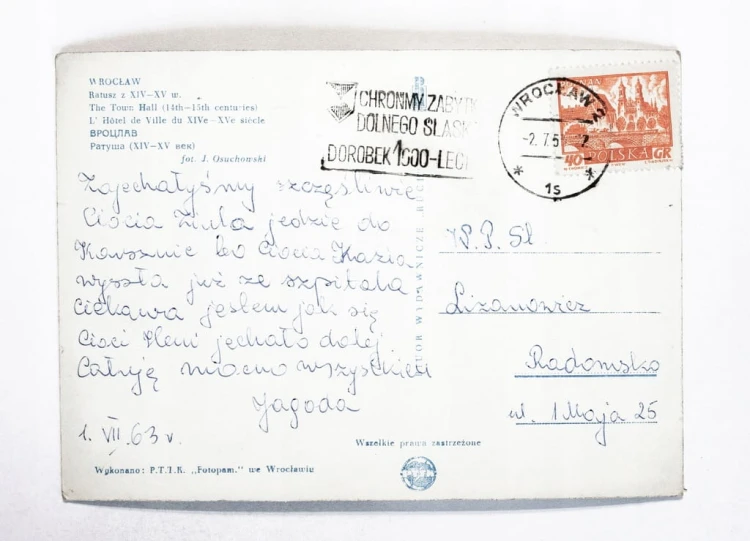 WROCŁAW - RATUSZ 1963